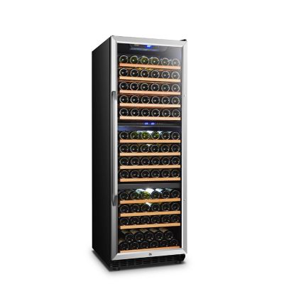 Lanbo Trible Zone (Built In or Freestanding) Compressor Wine Cooler, 143 Bottle Capacity