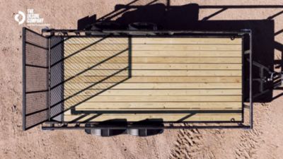 Image showing  6.8 ft. x 15 ft. Tandem Axle Utility Trailer, 5,500 lb. Max Capacity