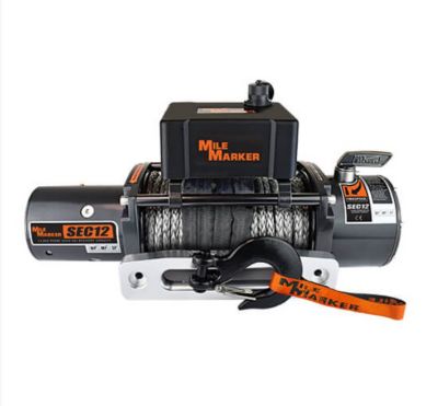 Mile Marker SEC12 TRUCK/SUV/JEEP WINCH 12,000 LB. CAPACITY WITH SYNTHETIC ROPE