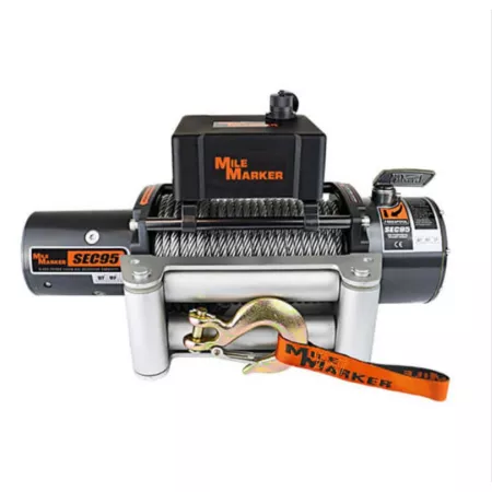 Mile Marker SEC9.5 WINCH FOR TRUCK/SUV/JEEP 9 500 LB CAPACITY WITH SYNTHETIC ROPE Truck & SUV Winches