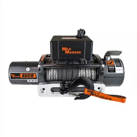 Mile Marker SEC8 WINCH FOR TRUCK/SUV/JEEP 8 000 LB CAPACITY WITH SYNTHETIC ROPE Truck & SUV Winches