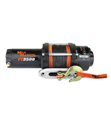 Mile Marker Pe3.5 ATV/UTV Winch 3,500 lb. Capacity with Synthetic Rope