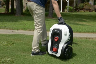 Image showing 9 th SUNSEEKER 8.6 in. L22 Robotic lawn Mower without GPS for 1/3 Acre Lawns