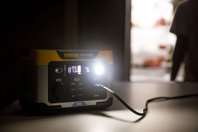 Image showing 8 th Champion Power Equipment 600/300-Watt Lithium-Ion Solar Generator Portable Power Station Backup Battery, 285Wh