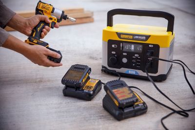 Image showing 9 th Champion Power Equipment 1,200/600-Watt Lithium-Ion Solar Generator Portable Power Station Backup Battery, 579Wh