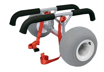 Malone 250 lb. Capacity Traverse HD-S Bunk Canoe/Kayak Cart with Beach Wheels