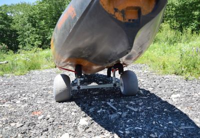 Image showing  250 lb. Capacity Traverse HD-S Bunk Canoe/Kayak Cart with Beach Wheels