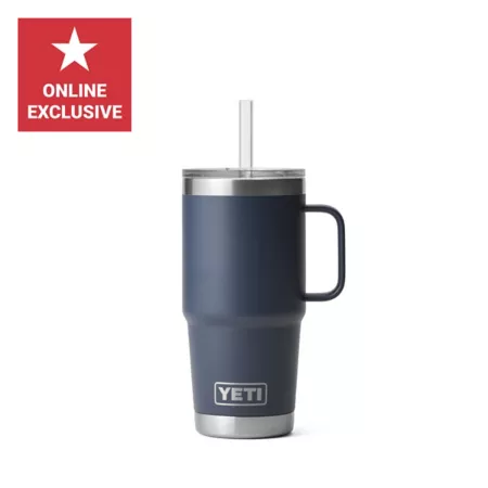 YETI 25 oz Rambler Straw Cup Tumblers