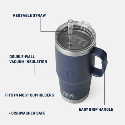 Image showing  25 oz. Rambler Straw Mug
