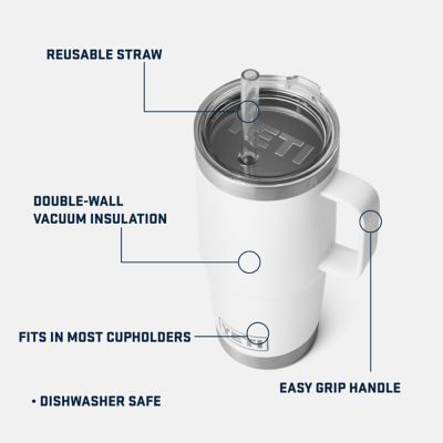Image showing  25 oz. Rambler Straw Mug