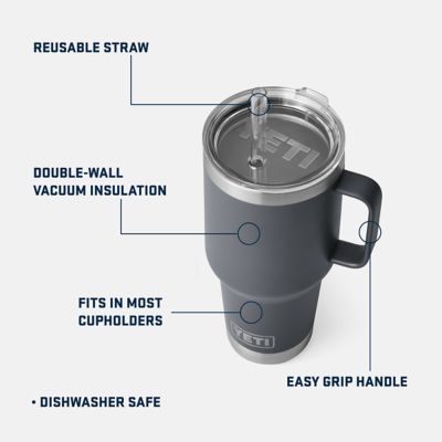 Image showing 5 th YETI 35 oz. Rambler Straw Mug