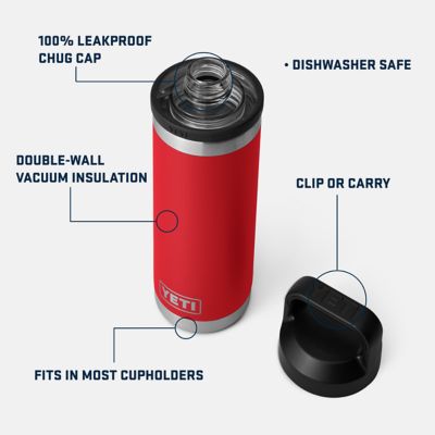 Image showing  18 oz. Rambler Water Bottle with Chug Cap