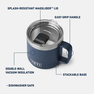 Image showing 5 th YETI 14 oz. Rambler Stackable Mug