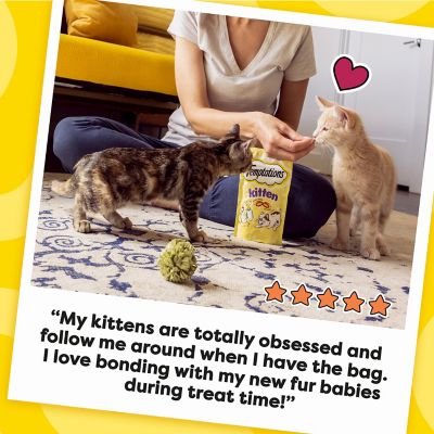 Image showing 7 th Temptations Kitten Chicken & Dairy Cat Treats, 3 oz.