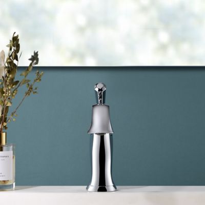 Image showing  Z Single Hole Single-Handle Bathroom Faucet Scratch Resist with Drain Assembly in Polished Chrome