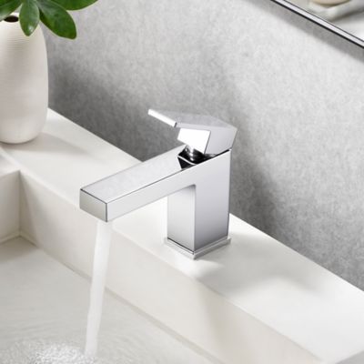 Image showing  Rift Single Hole Single Handle Bathroom Faucet Rust Resist in Polished Chrome