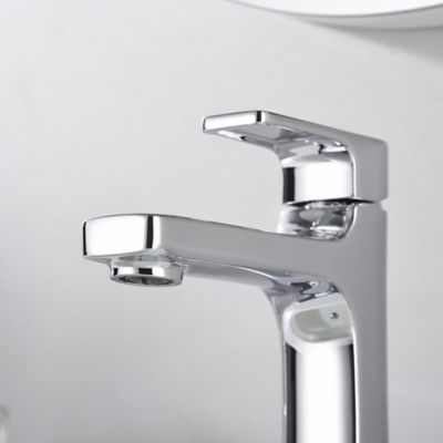 Image showing  Dean Single Hole Single-Handle Lavatory Bathroom Faucet Rust Resist in Polished Chrome
