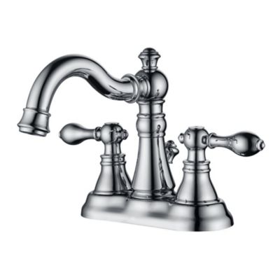 Ultra Faucets Signature 4 in. Centerset 2-Handle Bathroom Faucet with ...