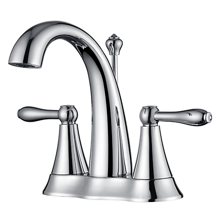 Ultra Faucets Transitional Collection Two-Handle Lavatory Faucet with Pop-Up Drain Assembly, Chrome Finish