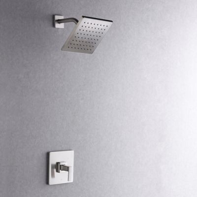 Image showing  Rift Single Handle 1-Spray Tub and Shower Faucet 1.8 GPM in. Brushed Nickel (Valve Included)