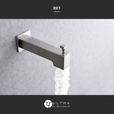 Image showing  Rift Single Handle 1-Spray Tub and Shower Faucet 1.8 GPM in. Brushed Nickel (Valve Included)