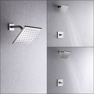 Image showing  Rift Single Handle 1-Spray Tub and Shower Faucet 1.8 GPM in. Brushed Nickel (Valve Included)