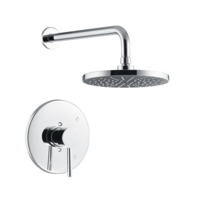 Image showing  Kree Single Handle 1-Spray Shower Faucet 1.8 GPM, Pressure Balance, Anti Scald in Polished Chrome (Valve Included)