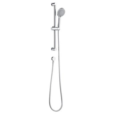 Ultra Faucets Kree 5-Spray Round High Pressure Multifunction Wall Bar Shower Kit with Hand Shower in Polished Chrome