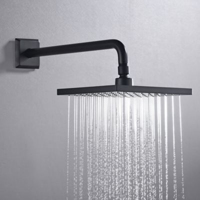 Image showing  Lotto Single Handle 1-Spray Shower Faucet 1.8 GPM with Pressure Balance, Anti Scald, Matte Black (Valve Included)