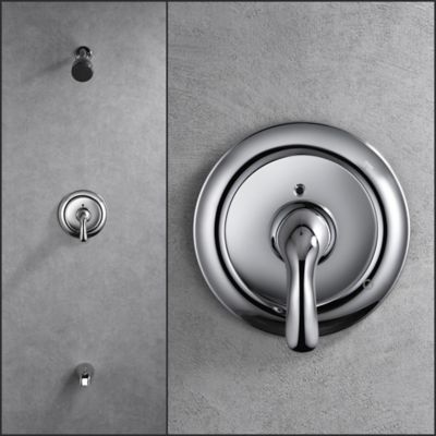 Image showing  Vantage Single Handle 1-Spray Tub and Shower Faucet 1.8 GPM, Pressure Balance, Polished Chrome (Valve Included)
