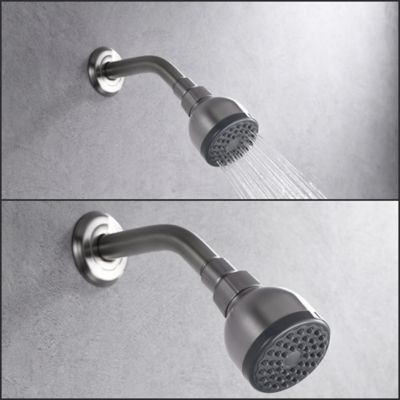 Image showing  Vantage Single Handle 1-Spray Shower Faucet 1.8 GPM with Pressure Balance in Brushed Nickel (Valve Included)