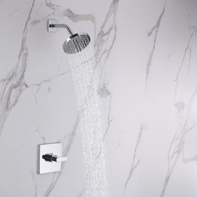 Image showing  Dean Single Handle 1-Spray Tub and Shower Faucet 1.8 GPM with Pressure Balance, Polished Chrome (Valve Included)