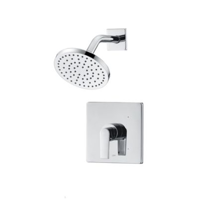 Ultra Faucets Dean Single Handle 1-Spray Shower Faucet 1.8 GPM, Pressure Balance, Anti Scald, Polished Chrome (Valve Included)