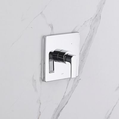 Image showing  Dean Single Handle 1-Spray Shower Faucet 1.8 GPM, Pressure Balance, Anti Scald, Polished Chrome (Valve Included)