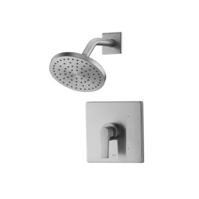 Ultra Faucets Dean Single Handle 1-Spray Shower Faucet 1.8 GPM, Pressure Balance, Anti Scald, Brushed Nickel (Valve Included)