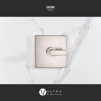 Image showing  Dean Single Handle 1-Spray Shower Faucet 1.8 GPM, Pressure Balance, Anti Scald, Brushed Nickel (Valve Included)