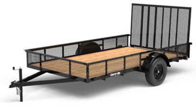 Carry-On Trailer 7 ft. x 12 ft. Mesh High Side Utility Trailer, 2,040 lb. Max Capacity