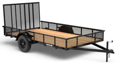 Image showing  7 ft. x 12 ft. Mesh High Side Utility Trailer, 2,040 lb. Max Capacity