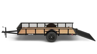 Image showing 5 th Carry-On Trailer 7 x 12ft. Mesh High Side Utility Trailer, 2040 lb. Max Capacity
