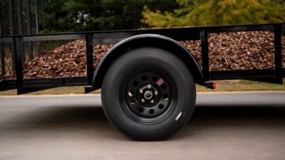 Image showing 7 th Carry-On Trailer 7 x 12ft. Mesh High Side Utility Trailer, 2040 lb. Max Capacity