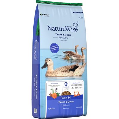 Image showing  Nourishing 18% Protein Floating Waterfowl Feed, 30 lb. Bag
