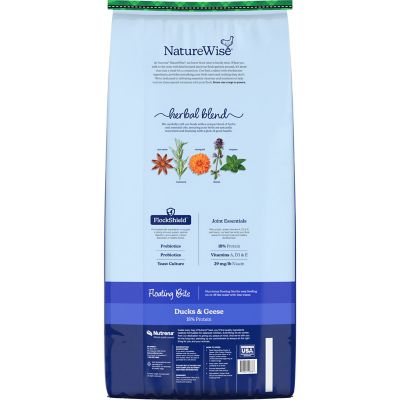 Image showing  Nourishing 18% Protein Floating Waterfowl Feed, 30 lb. Bag
