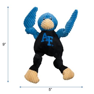 Hugglehounds NCAA U.S. Air Force Academy - Gyr Falcon Knottie Plush Dog Toy, Small
