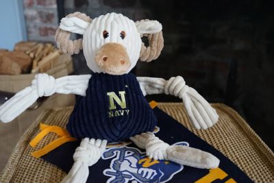 Image showing  NCAA U.S. Naval Academy - Bill the Goat Knottie Plush Dog Toy, Small