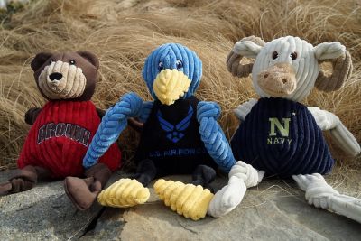 Image showing  NCAA U.S. Naval Academy - Bill the Goat Knottie Plush Dog Toy, Small