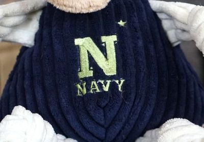Image showing  NCAA U.S. Naval Academy - Bill the Goat Knottie Plush Dog Toy, Large