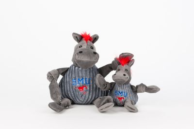 Image showing  NCAA Southern Methodist University - Peruna Knottie Plush Dog Toy, Small