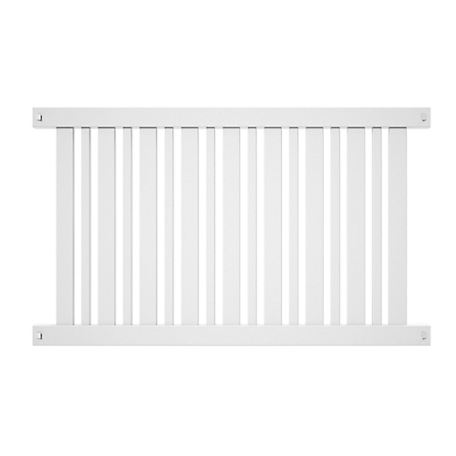 Outdoor Essentials Lafayette 4 ft. x 6 ft. Spaced Picket Fence Panel