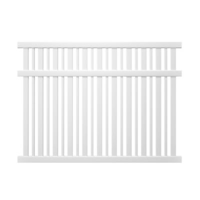 Outdoor Essentials Lafayette 6 ft. x 8 ft. Spaced Picket Fence Panel