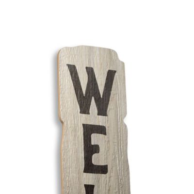 Image showing  Welcome Fall Pumpkin Vertical Porch Leaner Wood Wall Decor